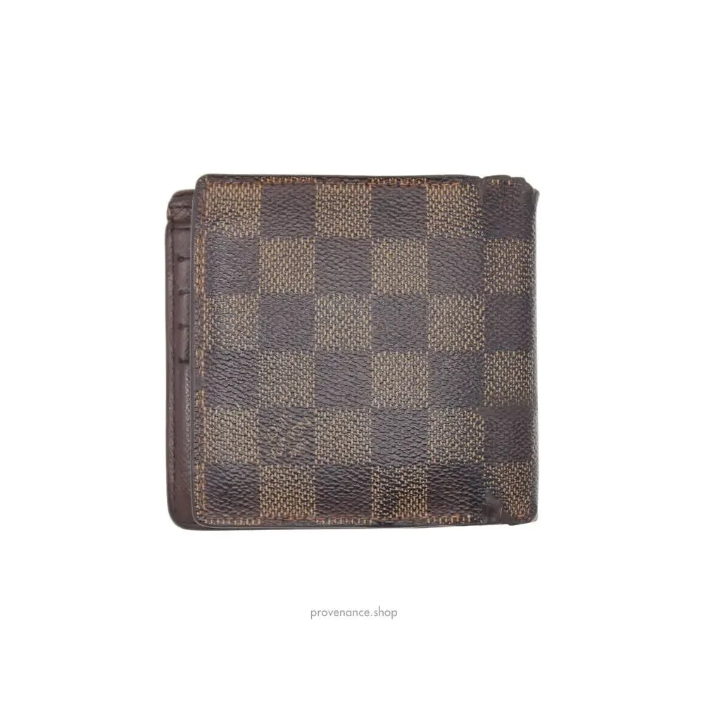🔴 Louis Vuitton Marco Wallet - Damier Ebene